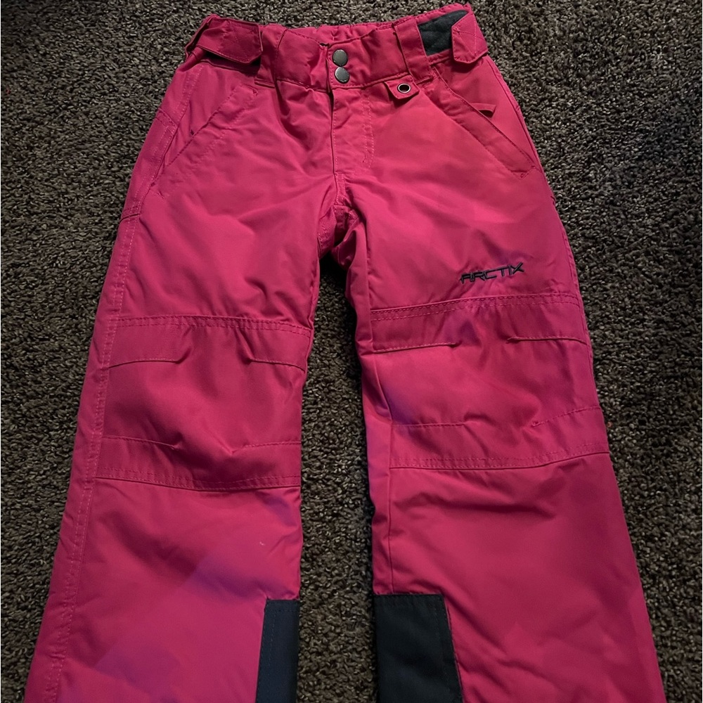 Artix snow pants girls youth size XS (5) Pink